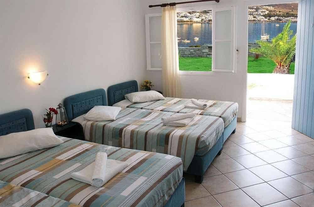 Paros Paradise Apartments﻿﻿ single beds, Paros Paradise Apartments﻿﻿ for families, Paros Paradise Apartments﻿﻿ rooms view