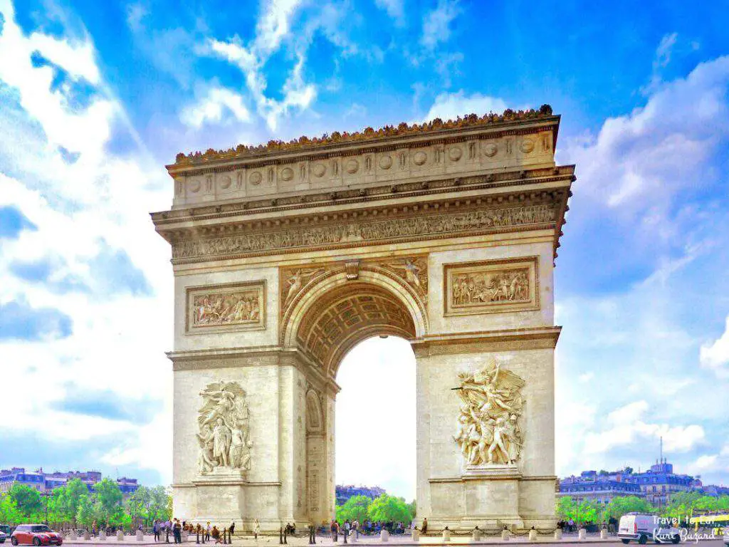 arc de triomphe paris, arc de triomphe timings, arc de triomphe view from top