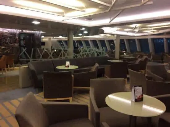 A look at the Business class in a Athens-Mykonos ferry trip. 