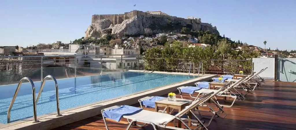 Electra Palace hotel Athens restaurant, Electra Palace spa, Electra Palace hotel Athens pool