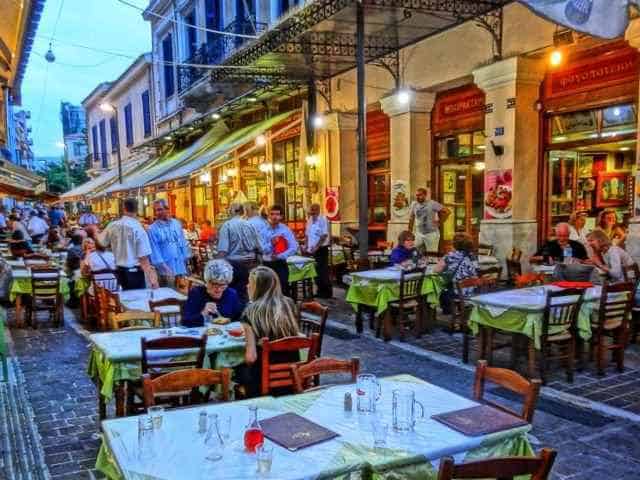 Monastiraki restaurants, Monastiraki Athens food, Monastiraki Athens cafes