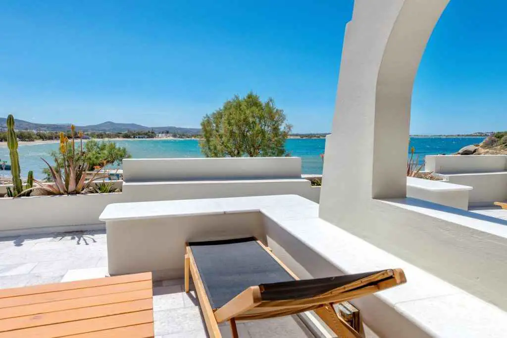 Nissaki Beach hotel Naxos reviews, Nissaki Beach hotel holidays, luxury hotels Naxos Greece