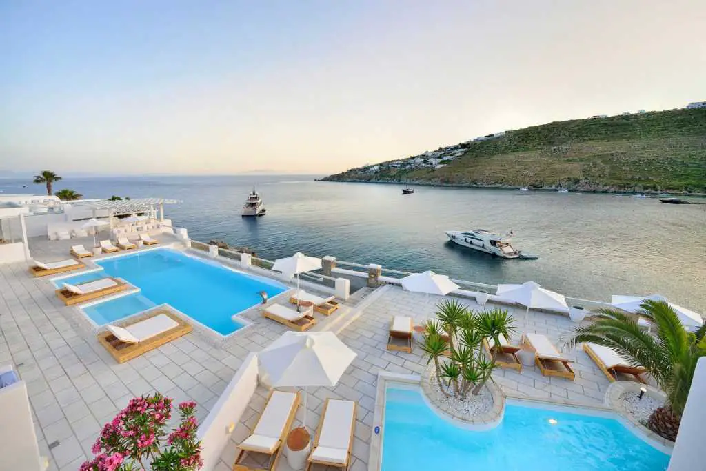 Nissaki Hotel Mykonos, Nissaki Hotel booking, Aegean Sea Mykonos hotels