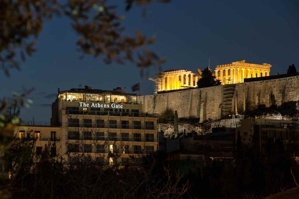 The Athens Gate Hotel Acropolis view, The Athens Gate Hotel rooftop restaurant