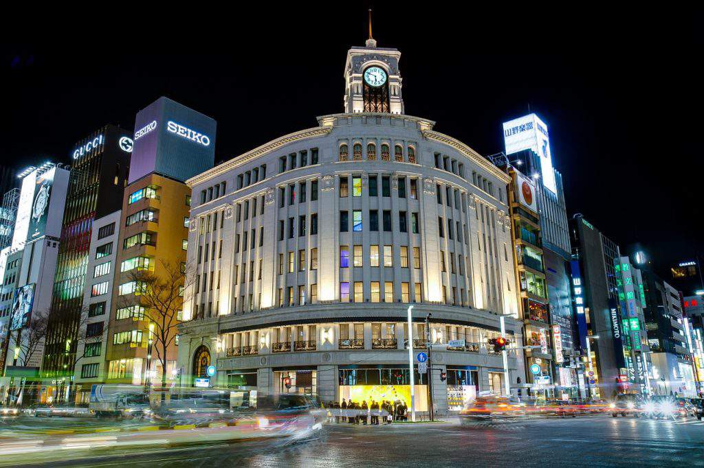 ginza tokyo, ginza grand hotel, ginza attractions