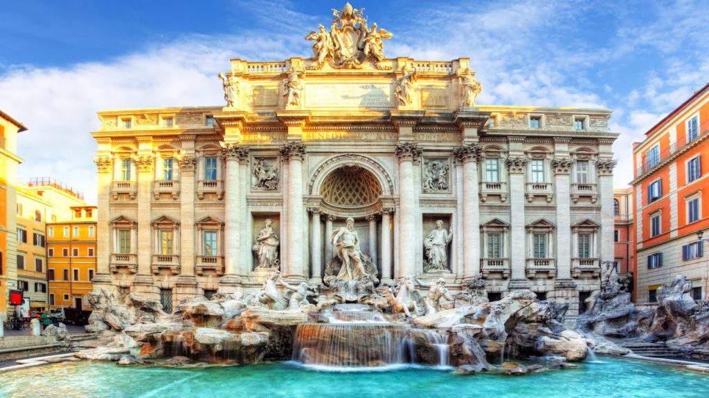 trevi fountain architecture,trevi fountain images,trevi fountain statues