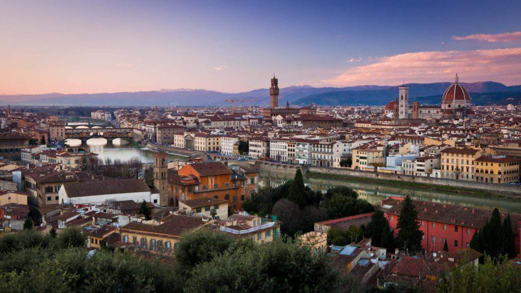 piazzale michelangelo sunrise,piazzale michelangelo history,piazzale michelangelo statue