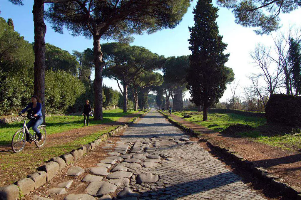 appia antica rome, appia antica bike tour, appia antica park rome