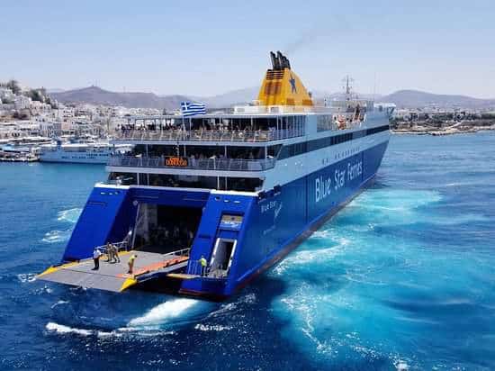 ferry boat from athens to paros